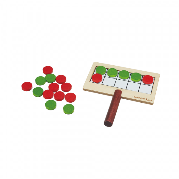 PlayFacto Kids 幼稚園數學教具 - 十格板 (數字及運算)